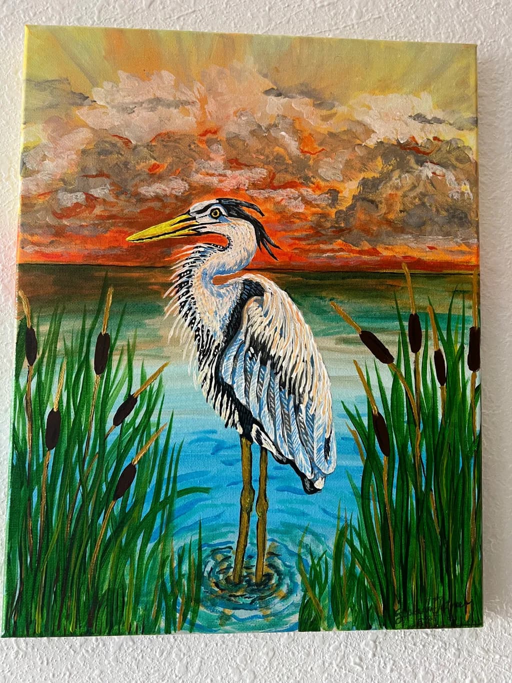 Twilight Heron