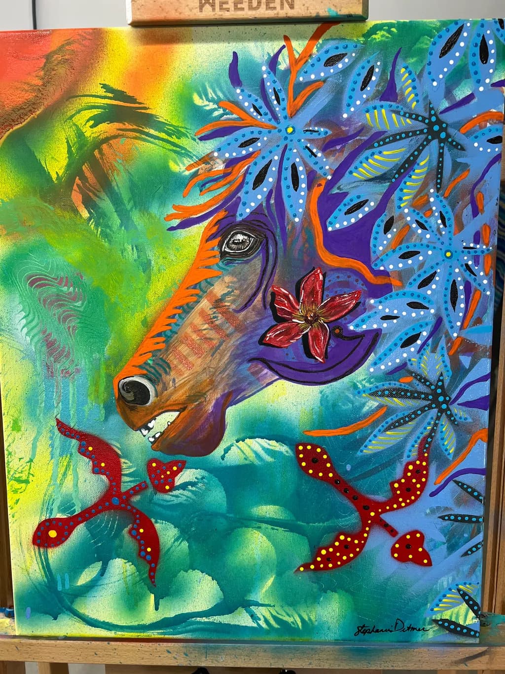 Floral Equine Spirit