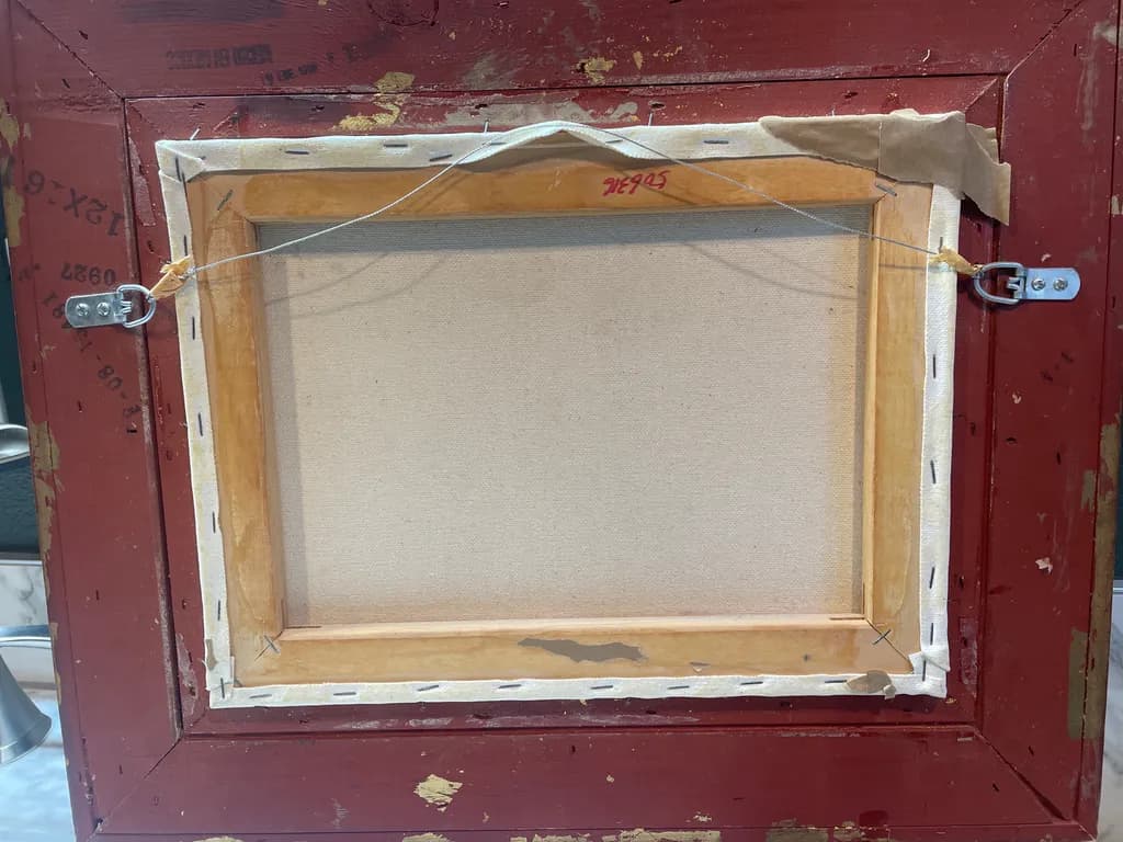 Rear View Canvas Frame
