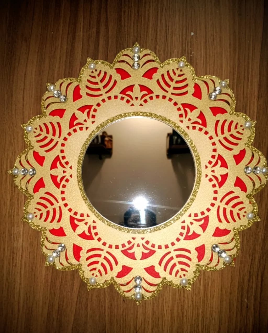 Gilded Radiance Mirror