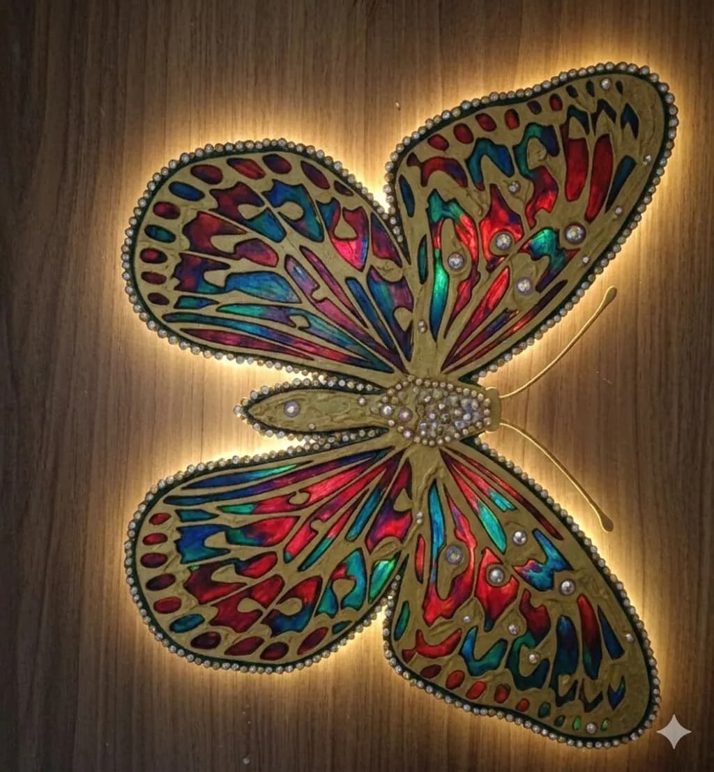 Stained Glass Monarch