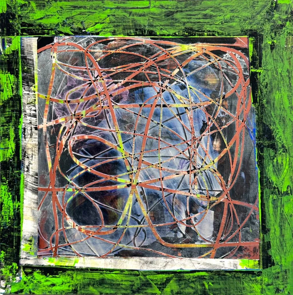Green Frame Tangle