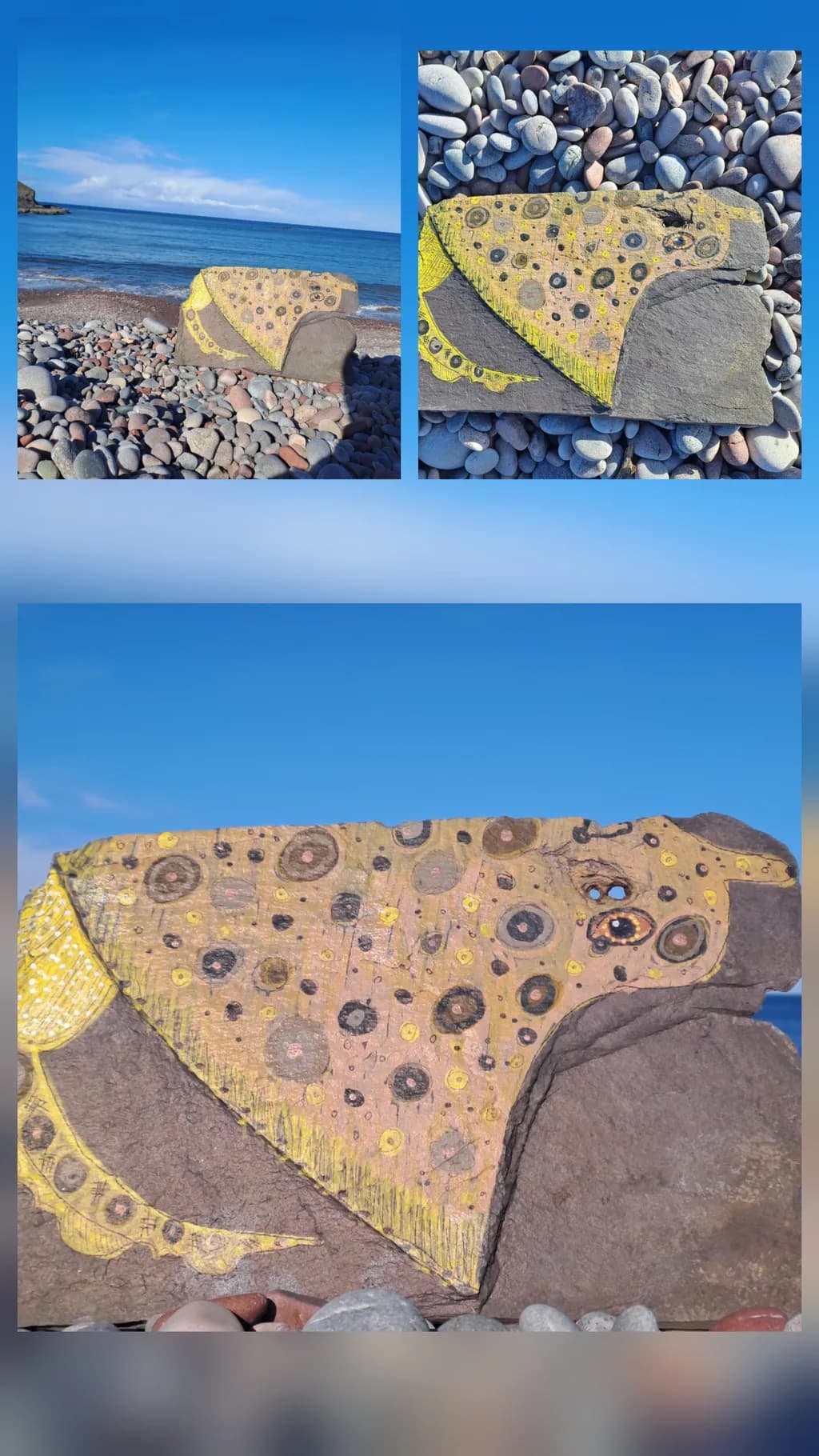 Speckled Skate on Slate 