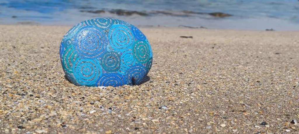 Circles in Blue