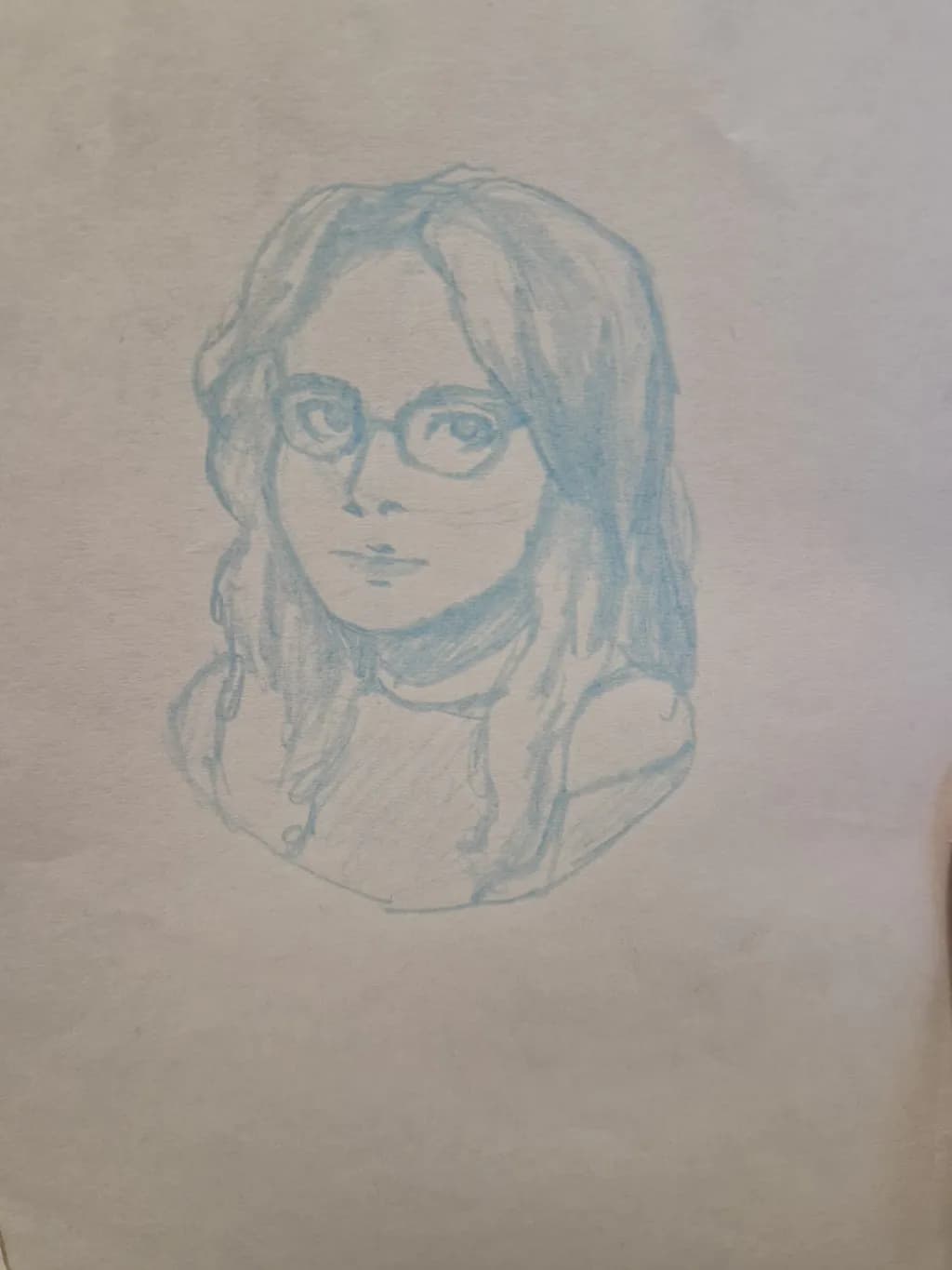 Blue Glasses Portrait