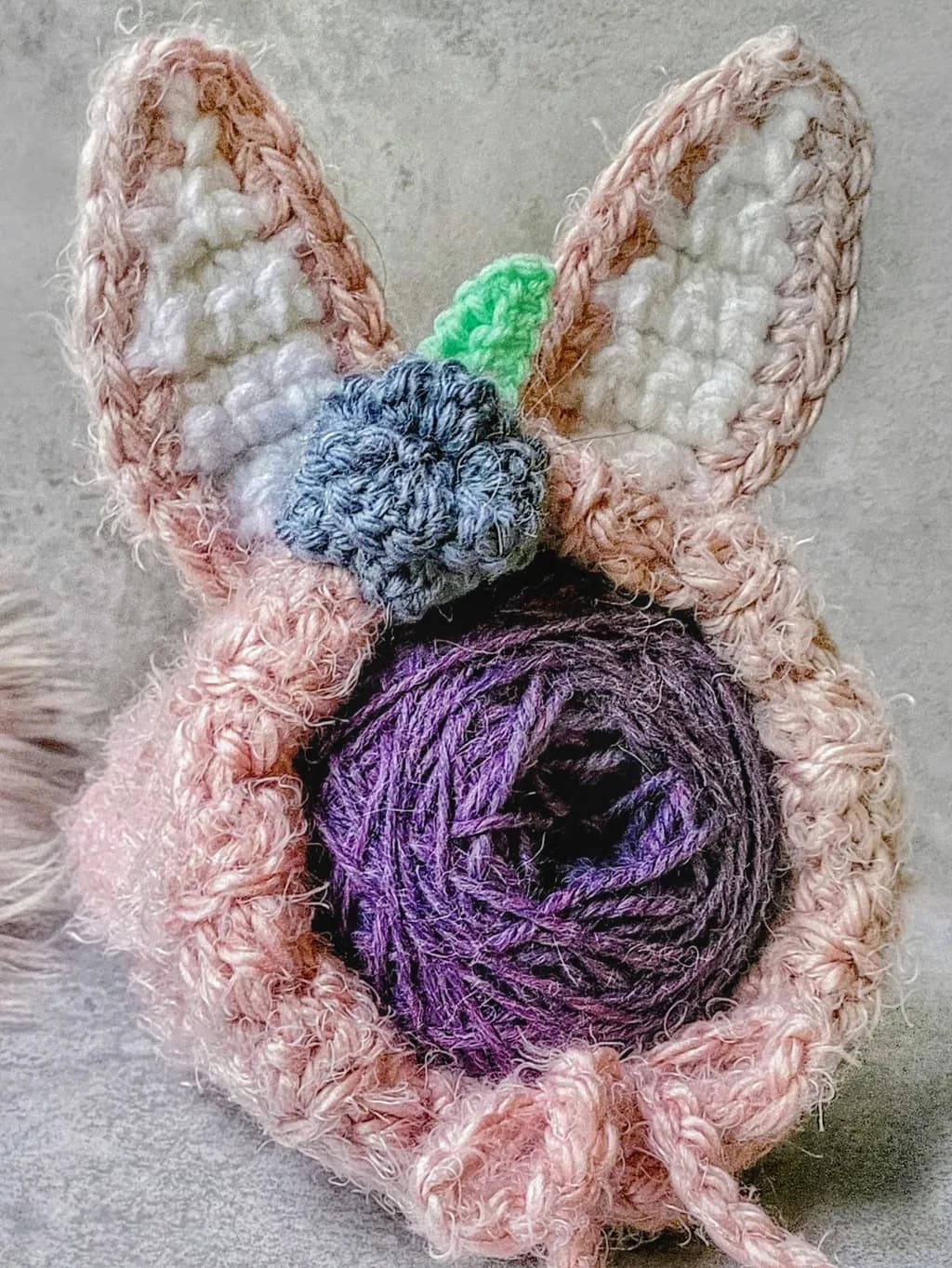 Crocheted Bunny Nest