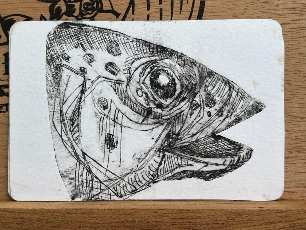 Fish Head Sketch