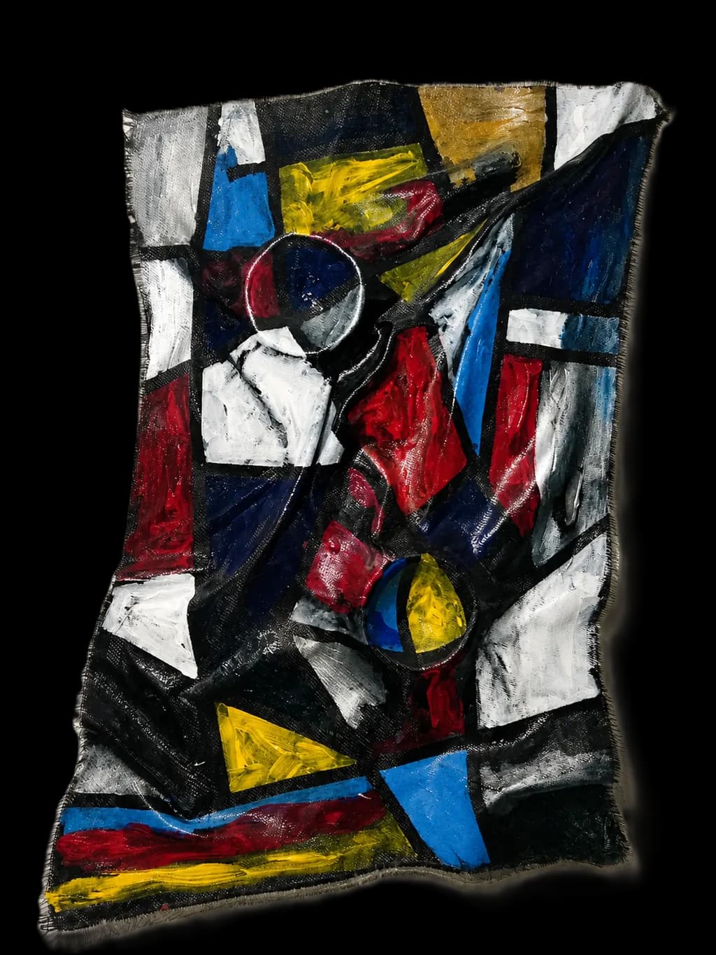 Lengyel vs Mondrian Abstract