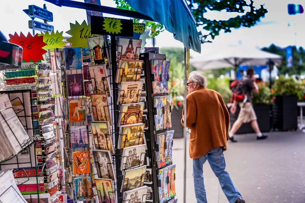 Postcard Stand Afternoon