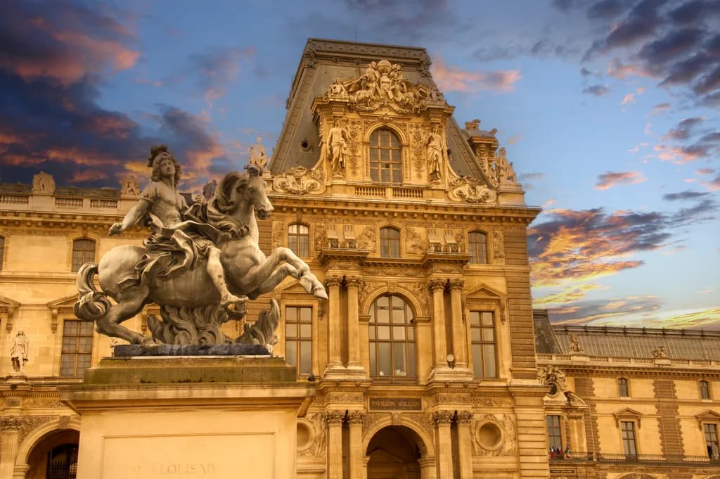 Louvre Sunset Grandeur