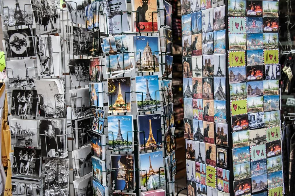 Paris Postcard Souvenirs
