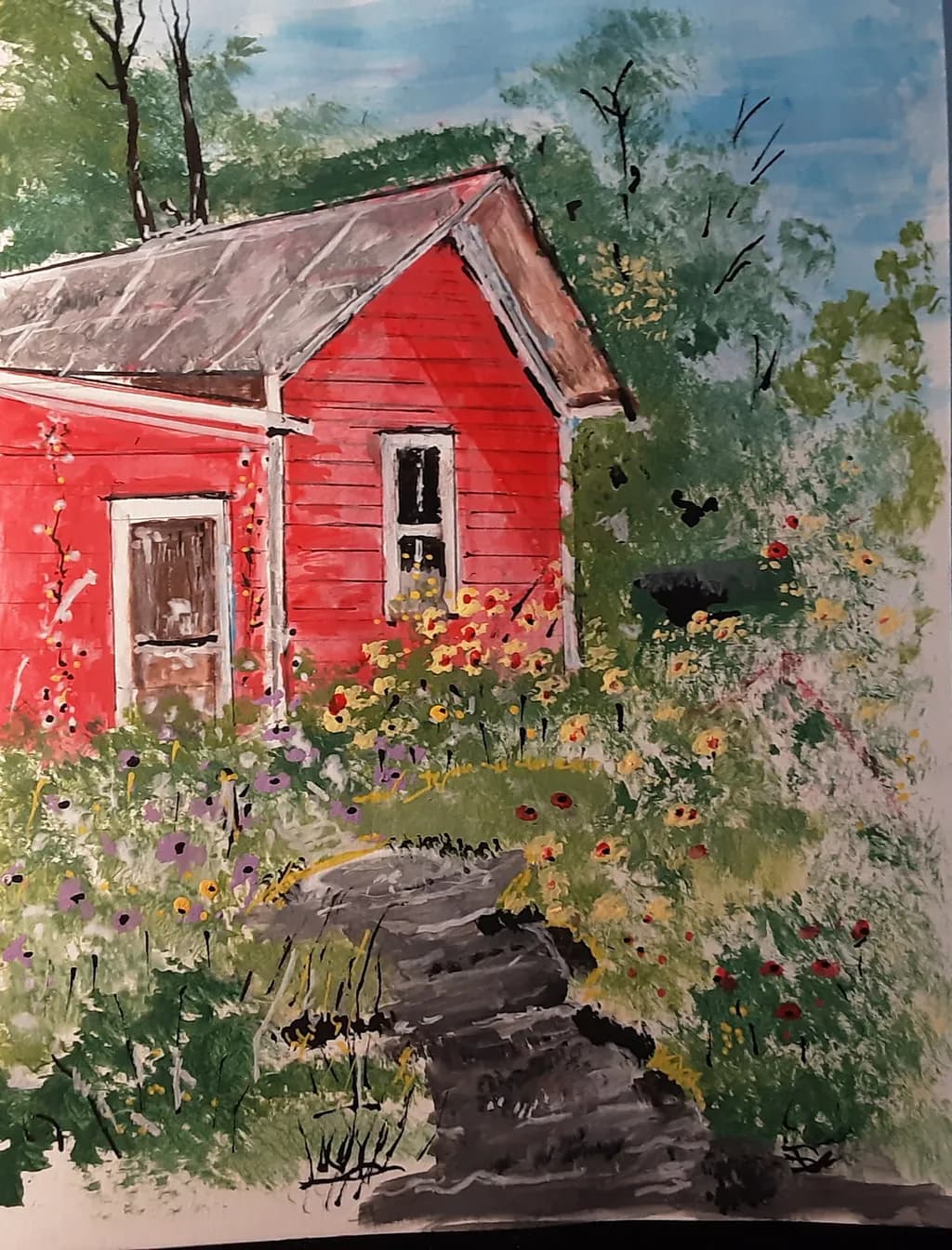 Red Cottage Garden