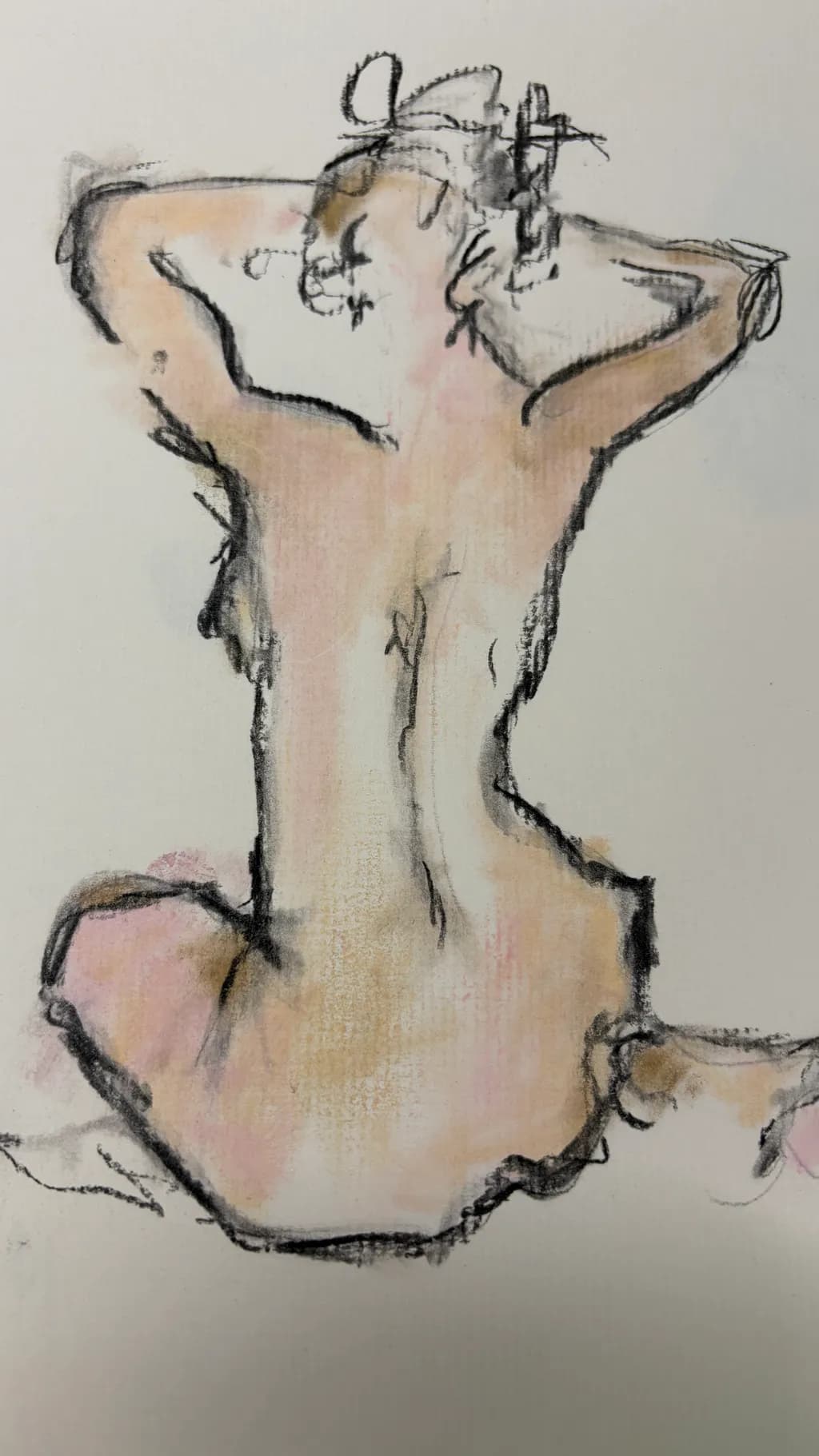 Seated Nude Back