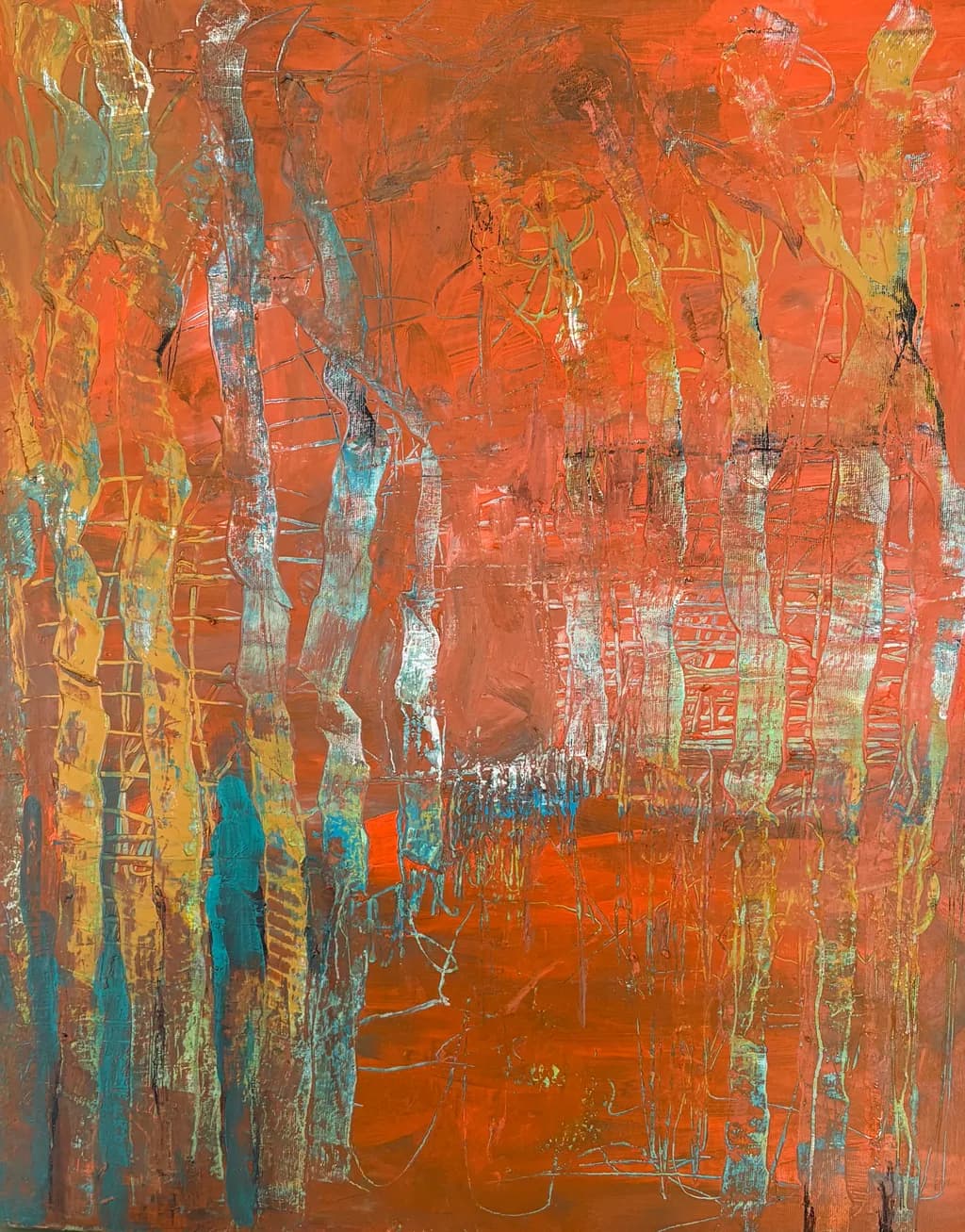 Abstract Forest Reflections