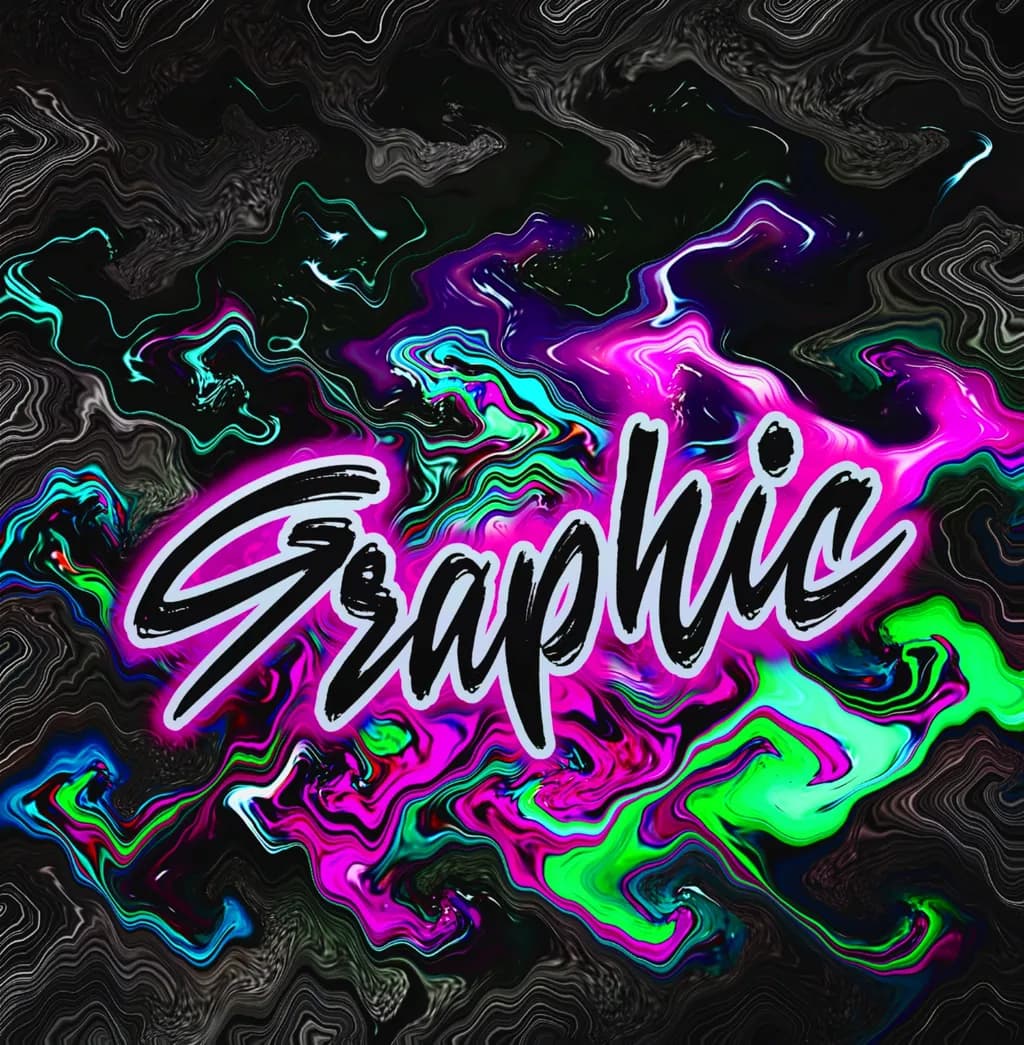 Neon Flux Typography