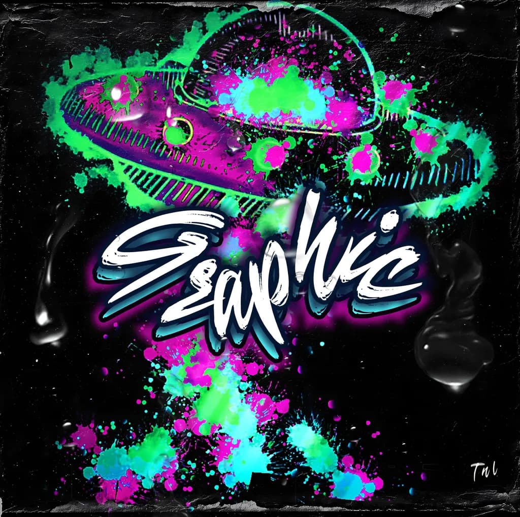 Neon Splash Alien