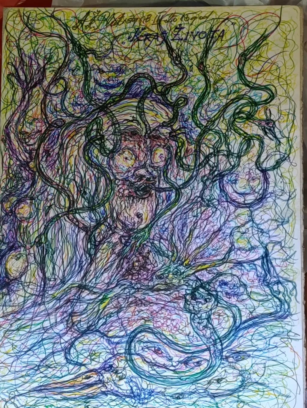 Entangled Scribbles