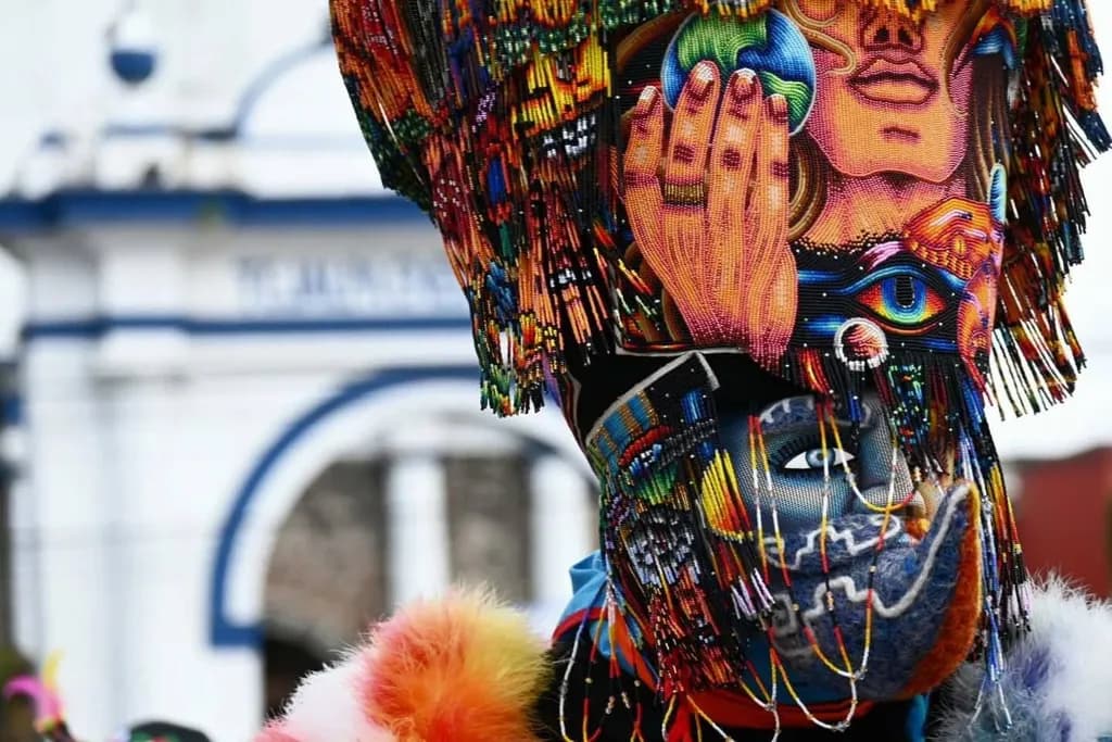 Festival Mask Mosaic
