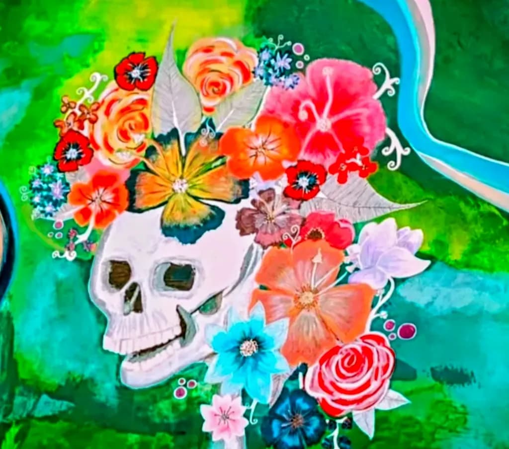 Floral Reverie Skull