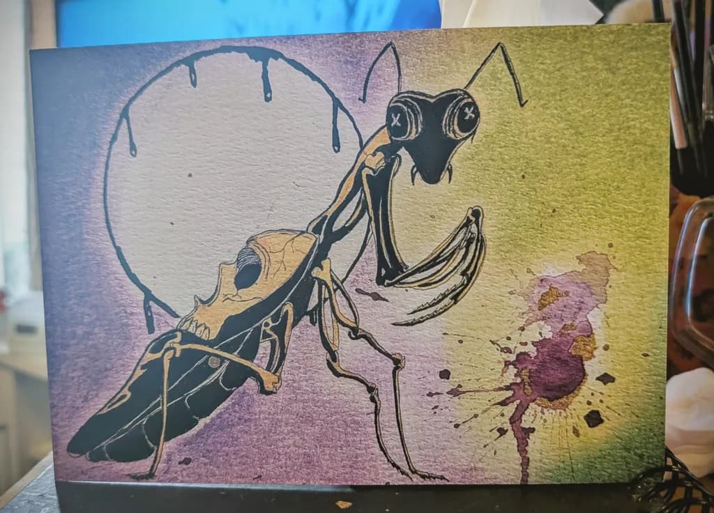 Skeletal Mantis