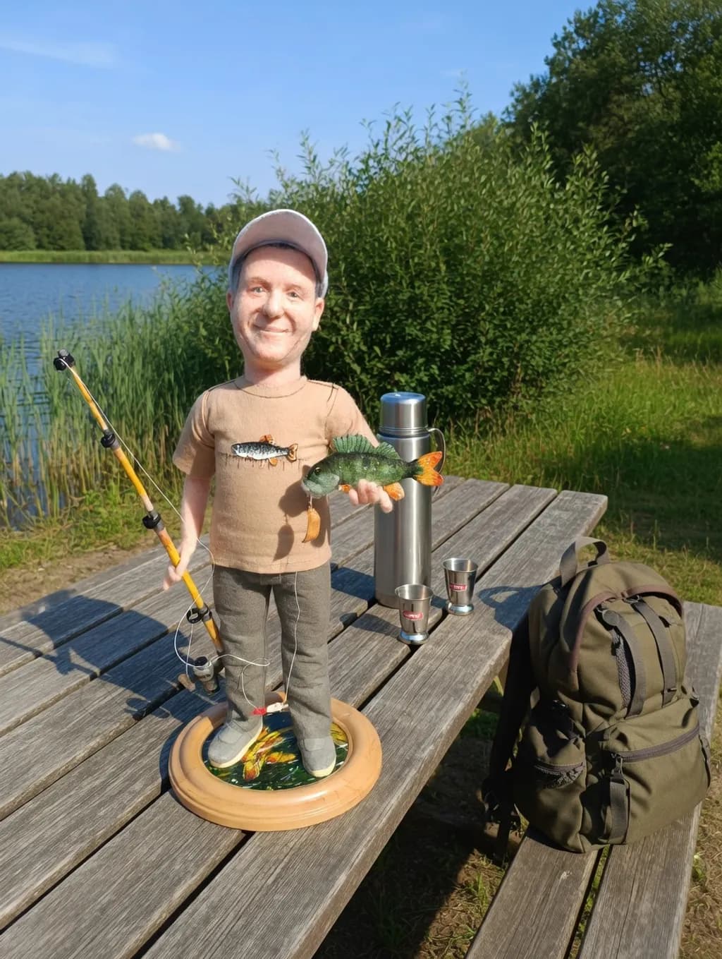 Fisherman Figure