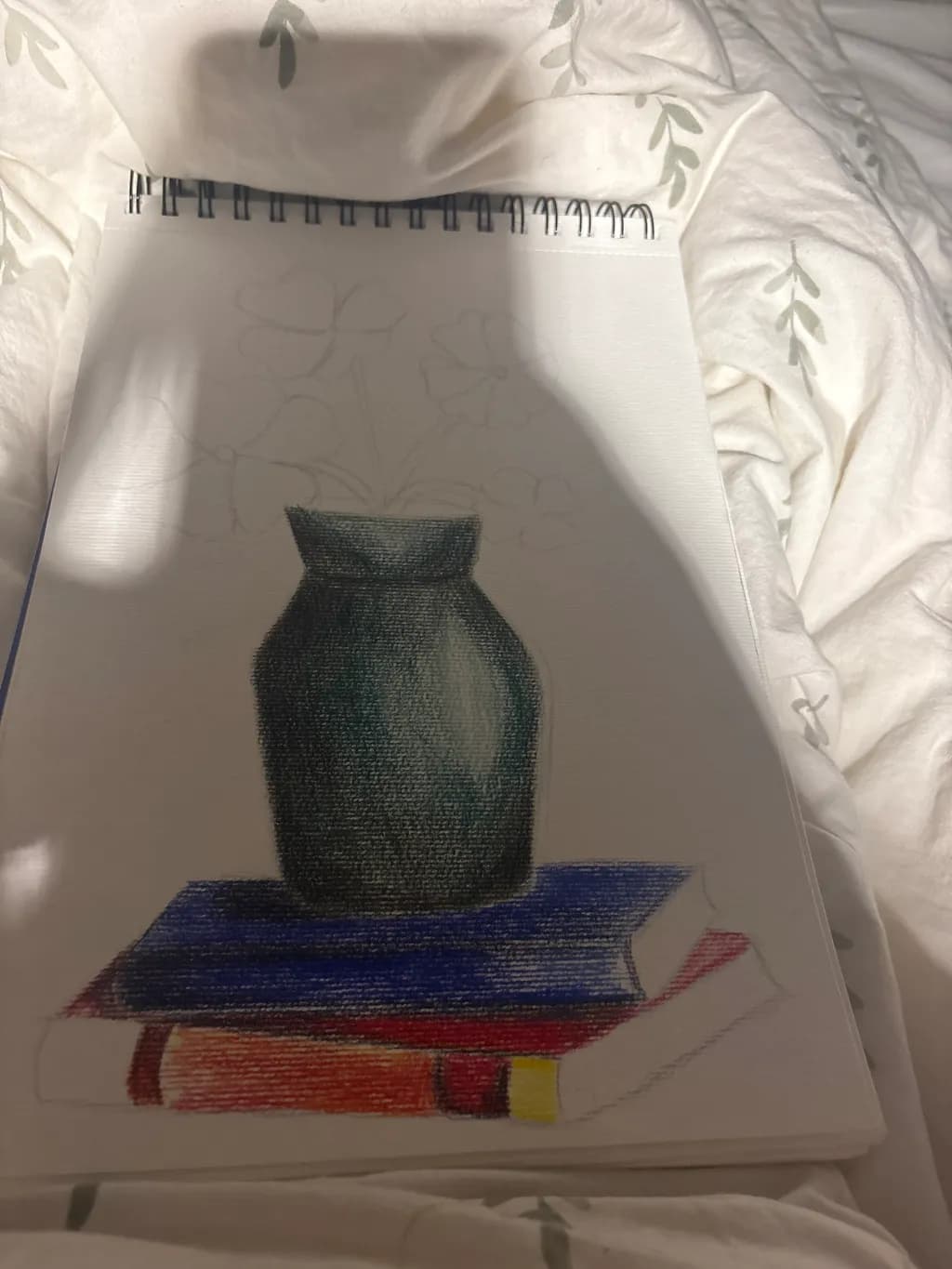 Vase on Books