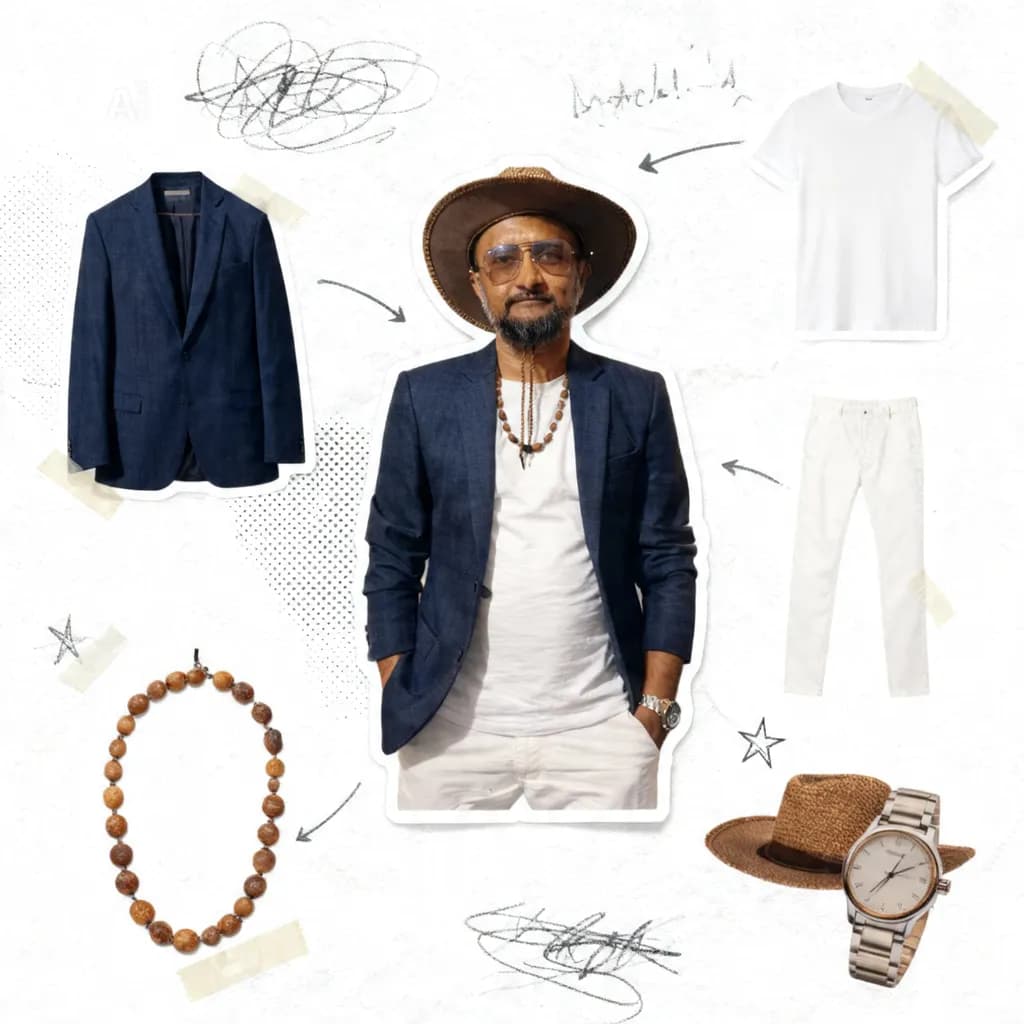 Navy Casual Elegance