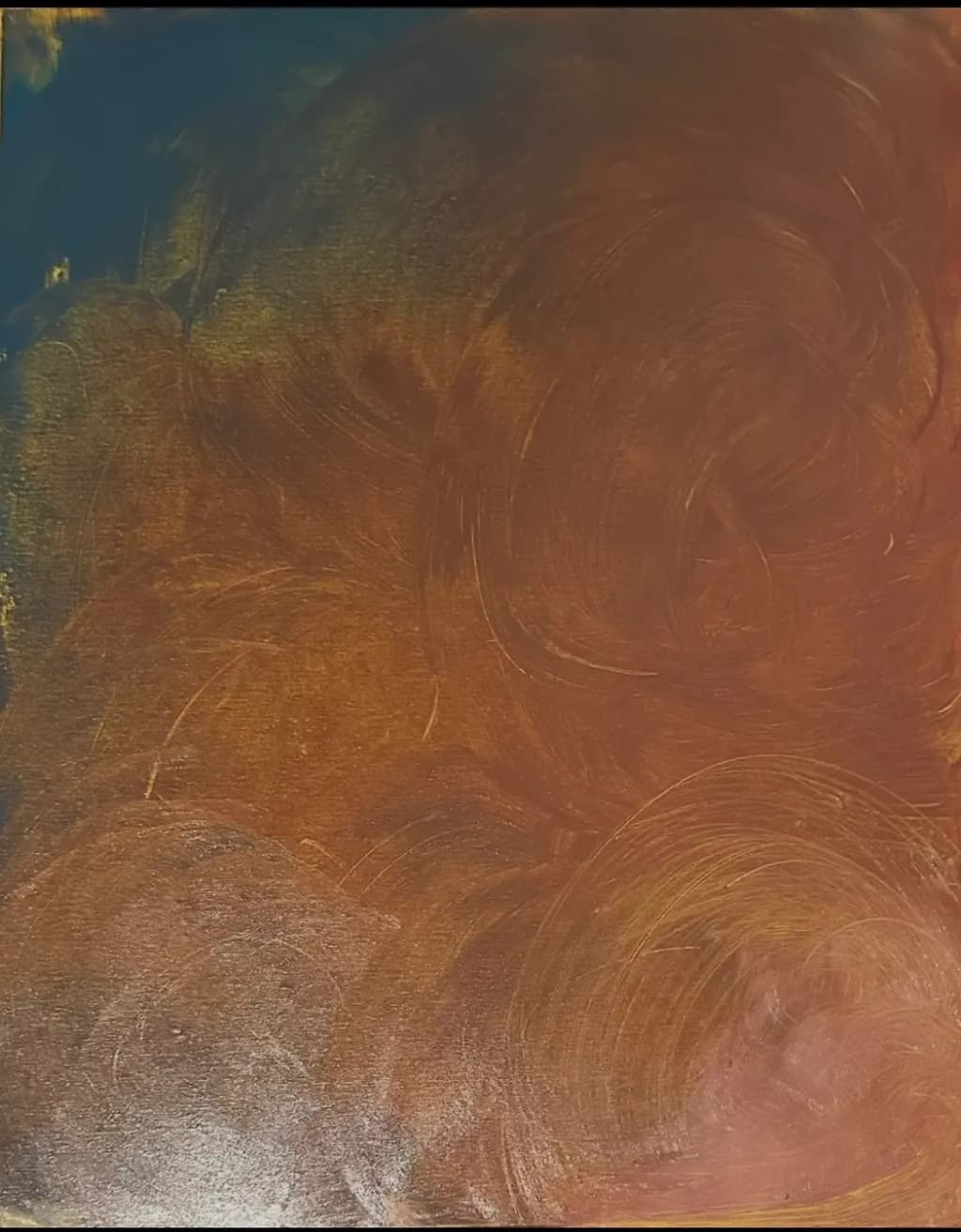 Copper Swirl Canvas