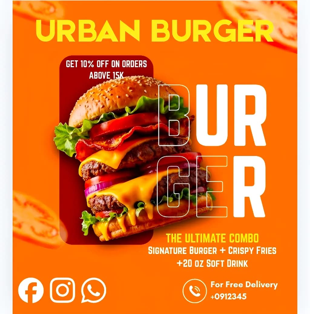 Urban Burger Combo