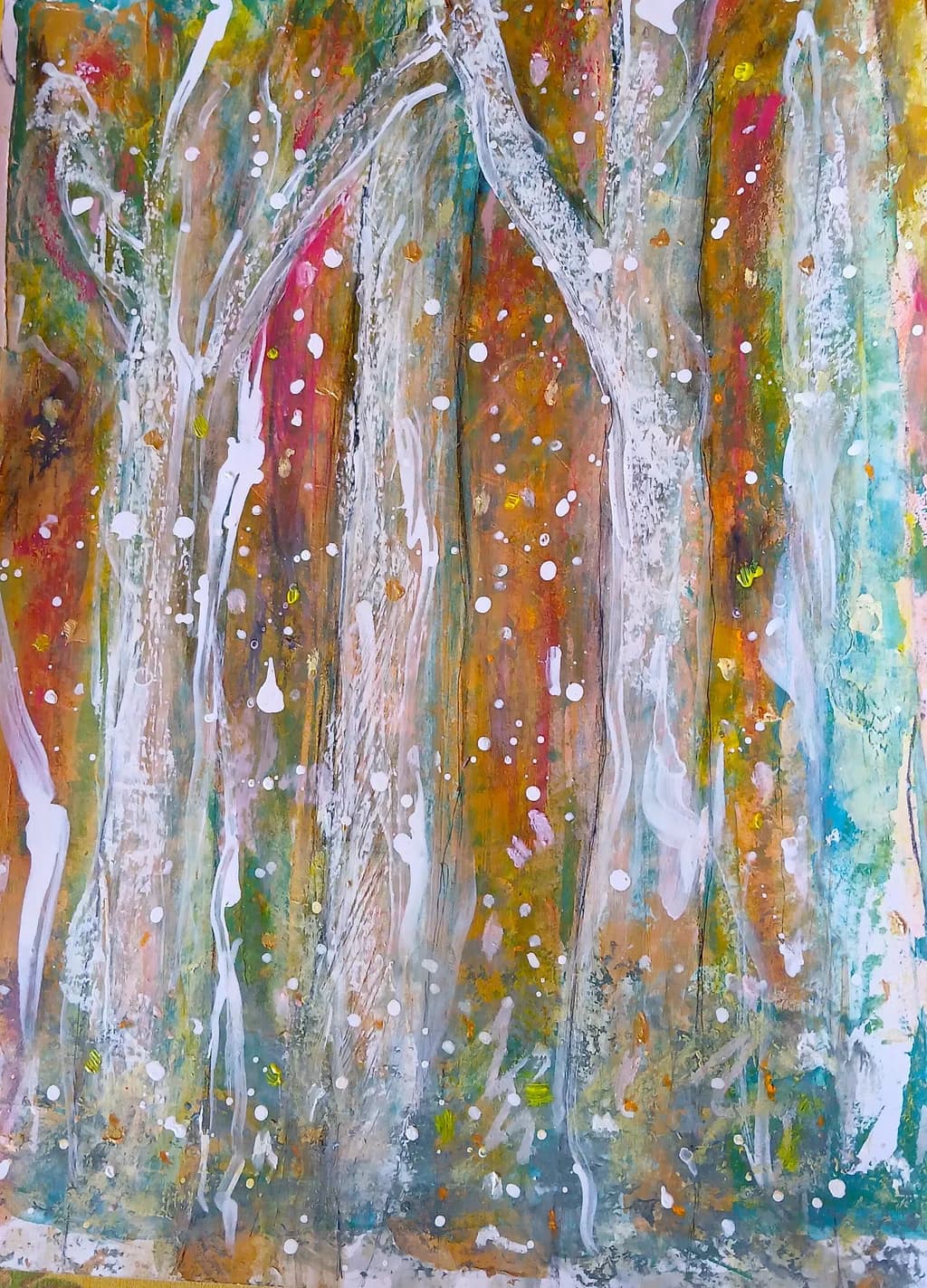 Winter Trees Abstract