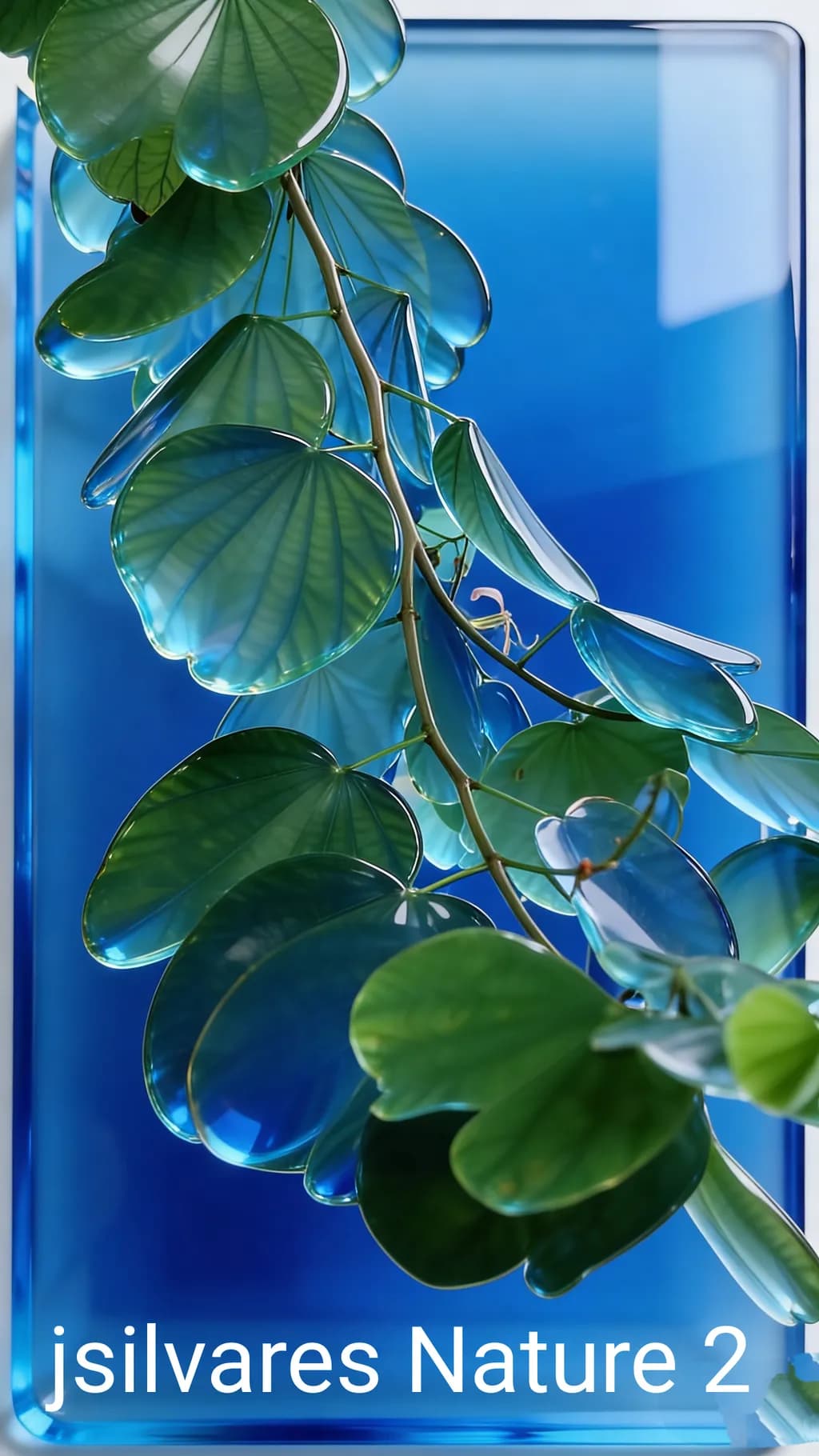 Blue Vine Leaves