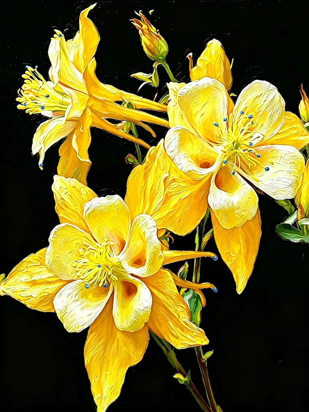 Golden Columbine Bloom