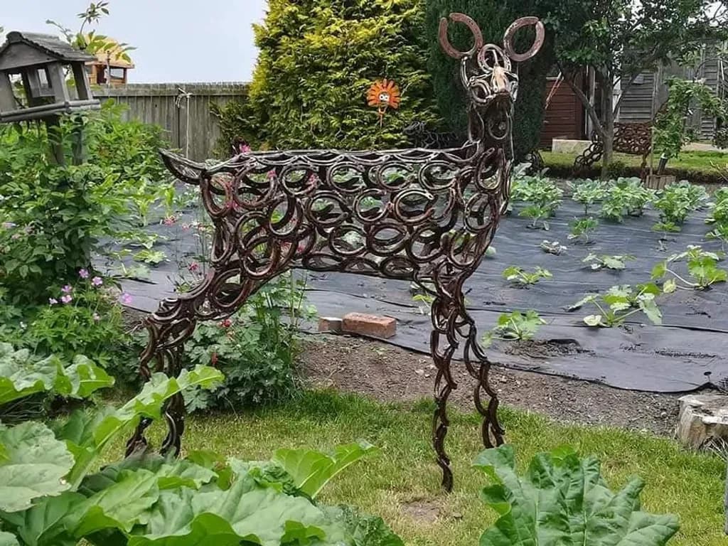 Garden Deer Sculpture