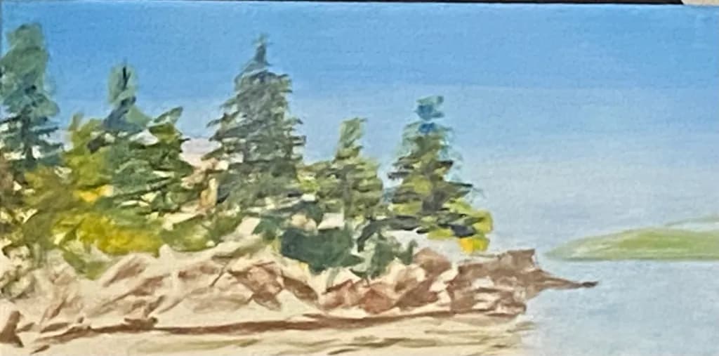 Rocky Shoreline Trees