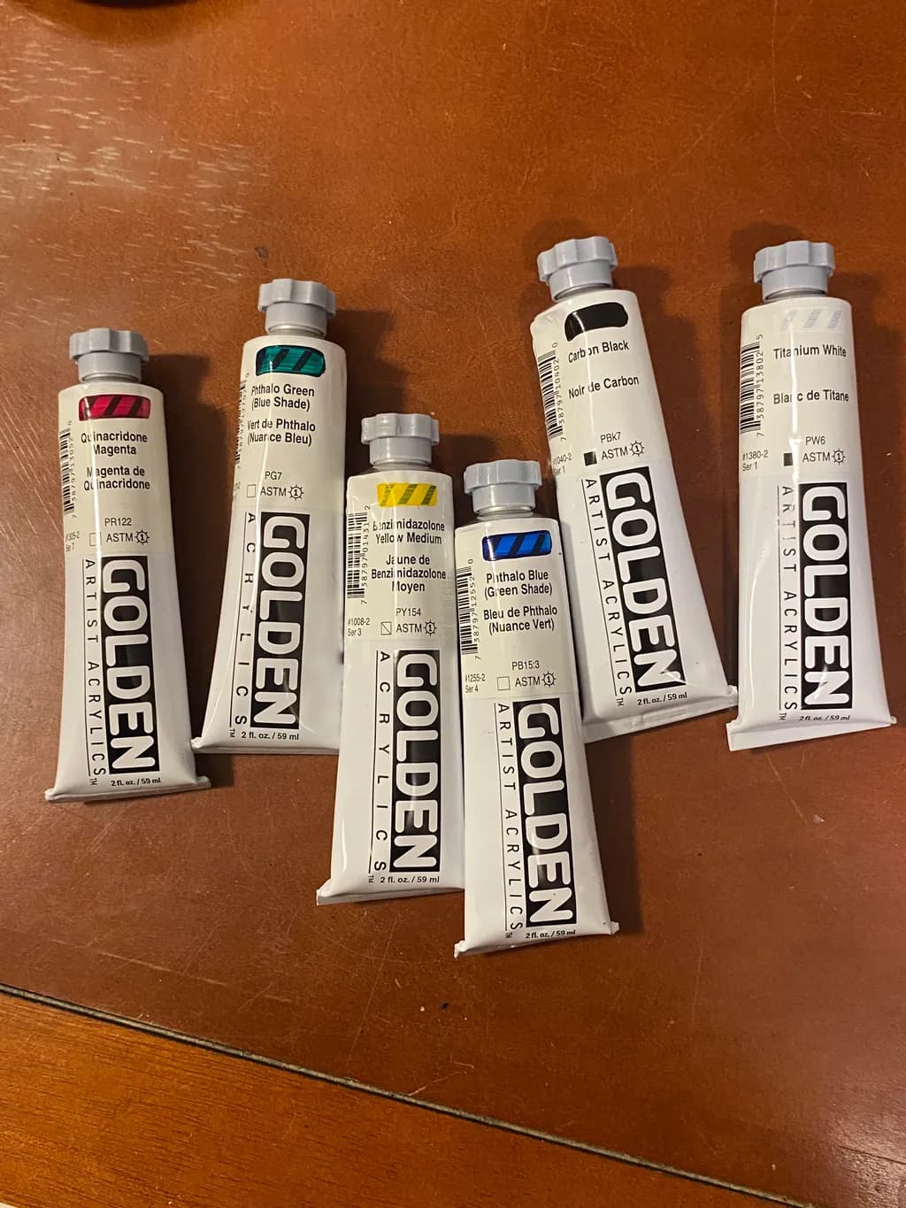 Golden Acrylic Palette