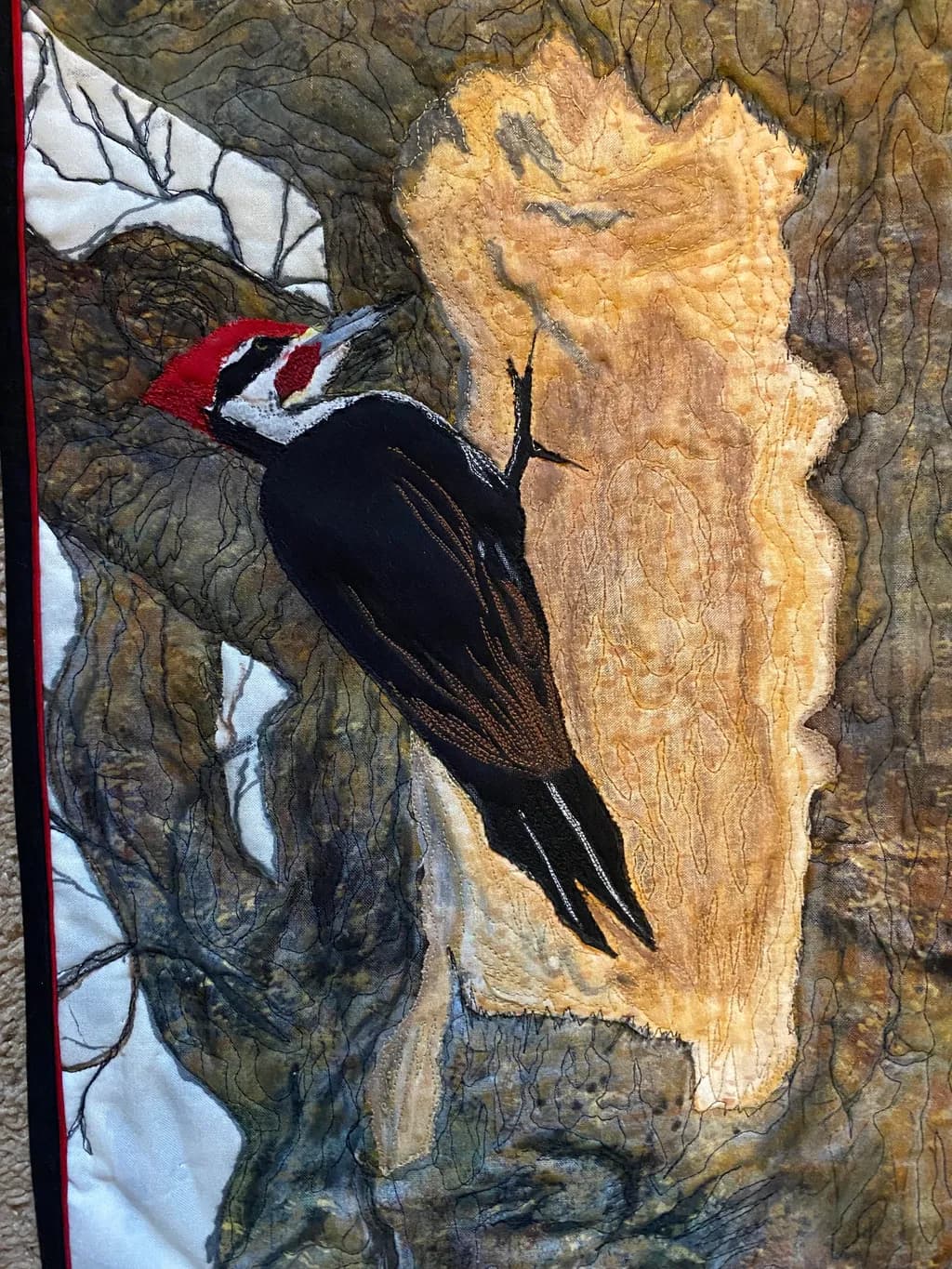 Woodpecker Quilt Study