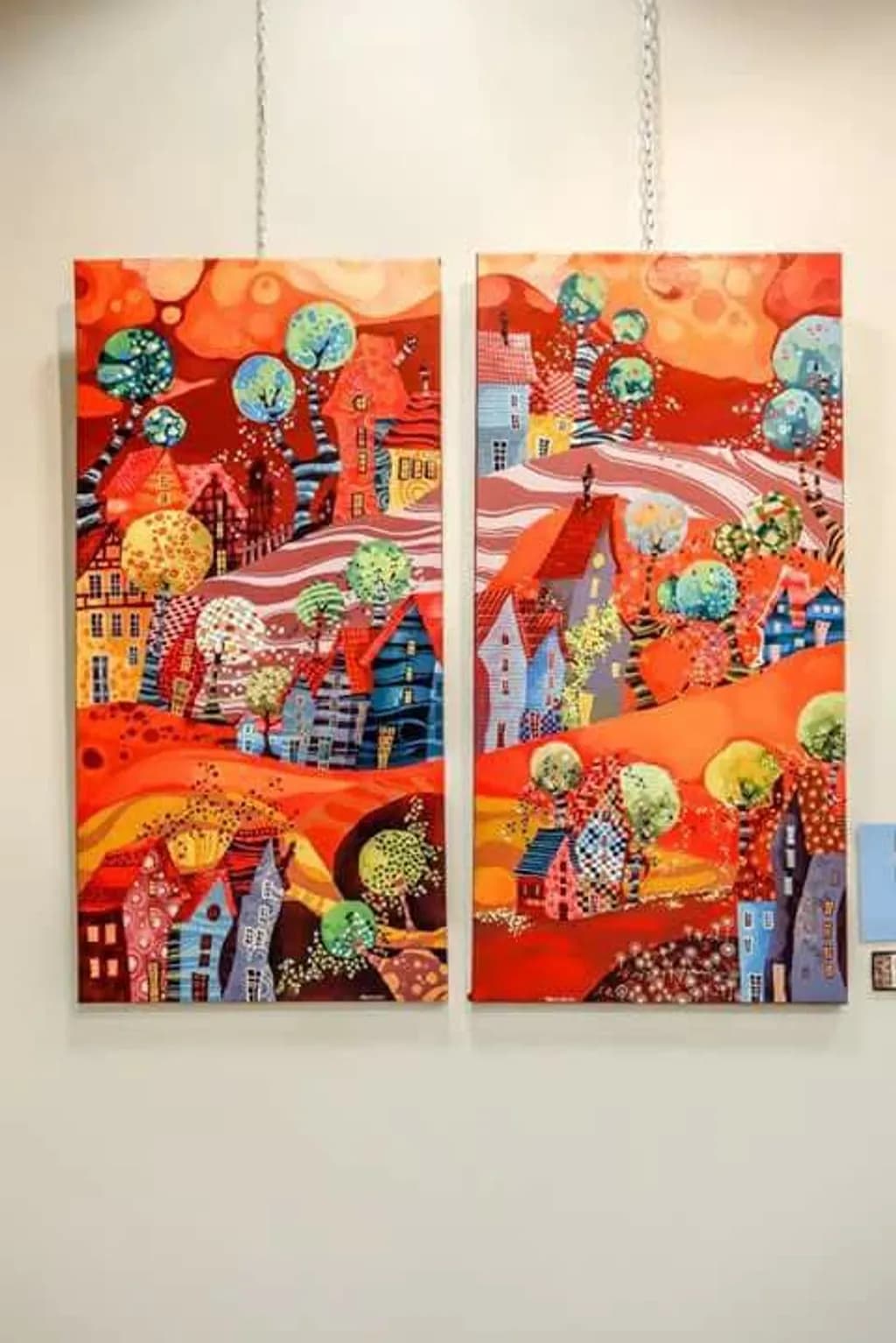 Crimson Villagescape