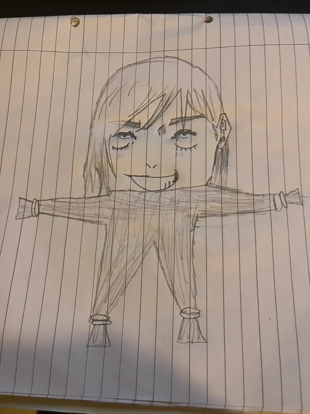 Star Pose Sketch