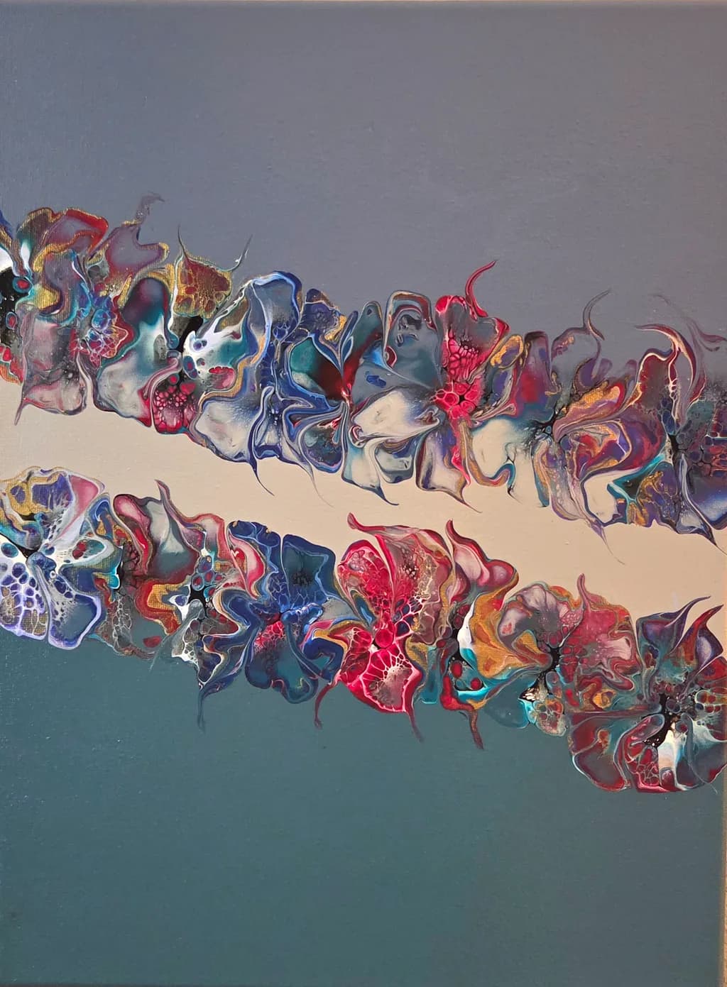 Fluid Floral Cascade