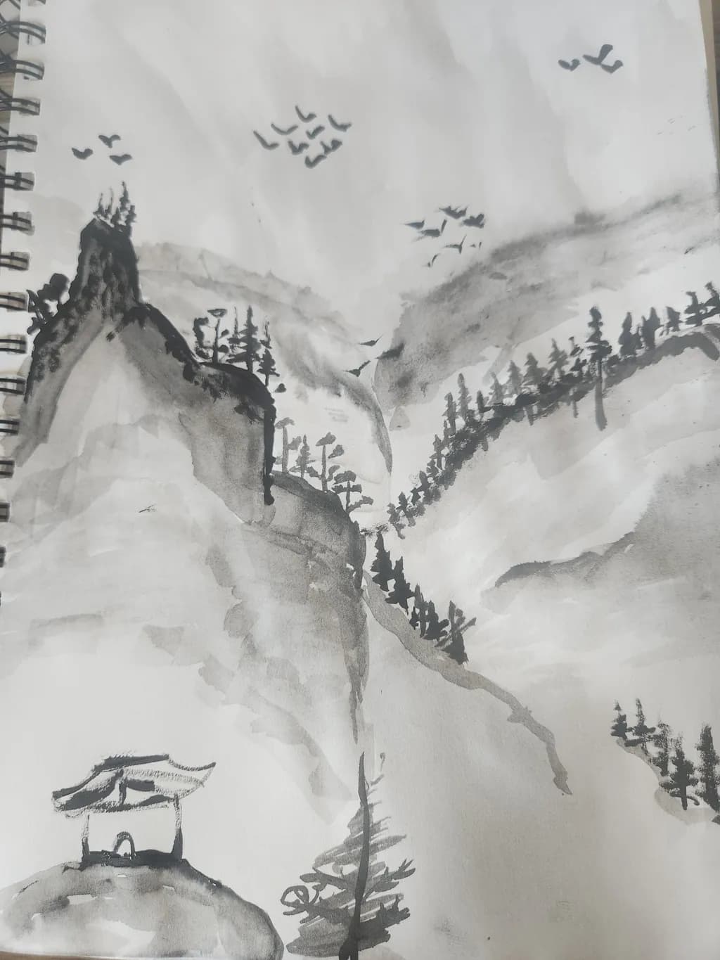 Monochrome Mountain Refuge