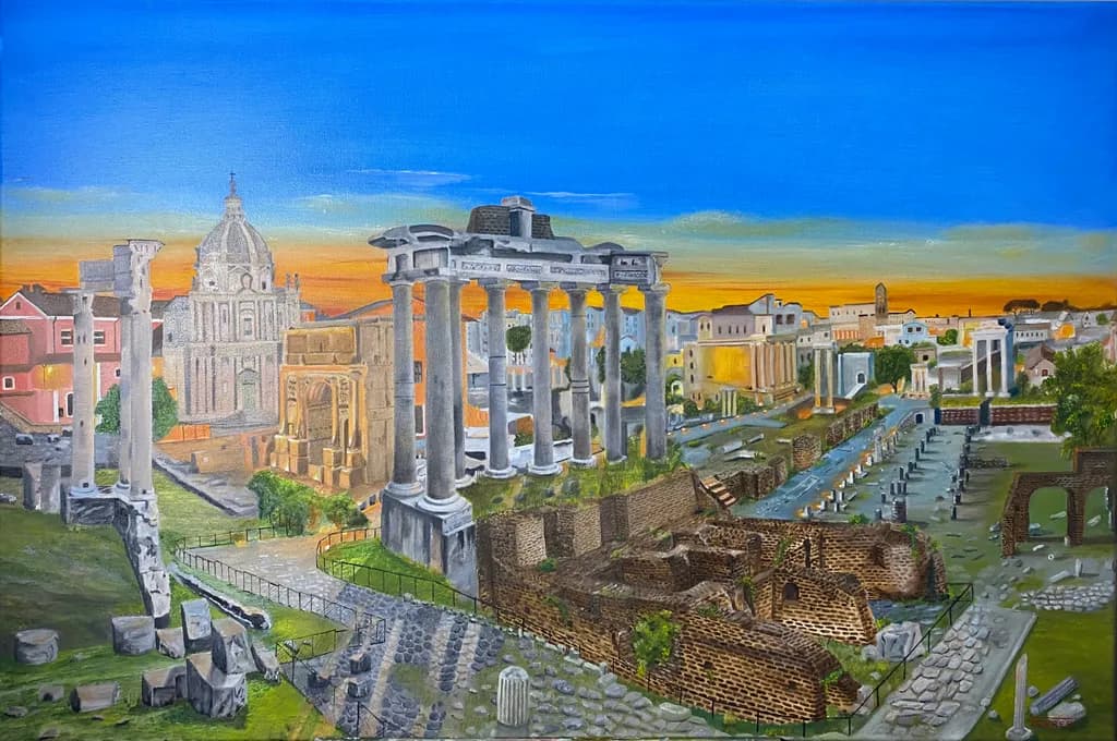 Roman Forum at Dusk