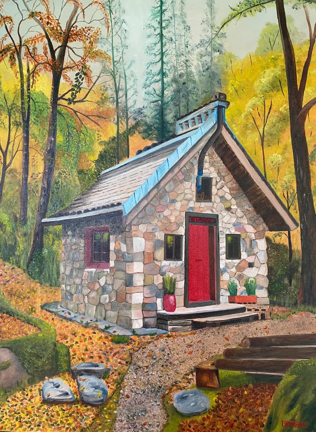 Stone Cottage Autumn