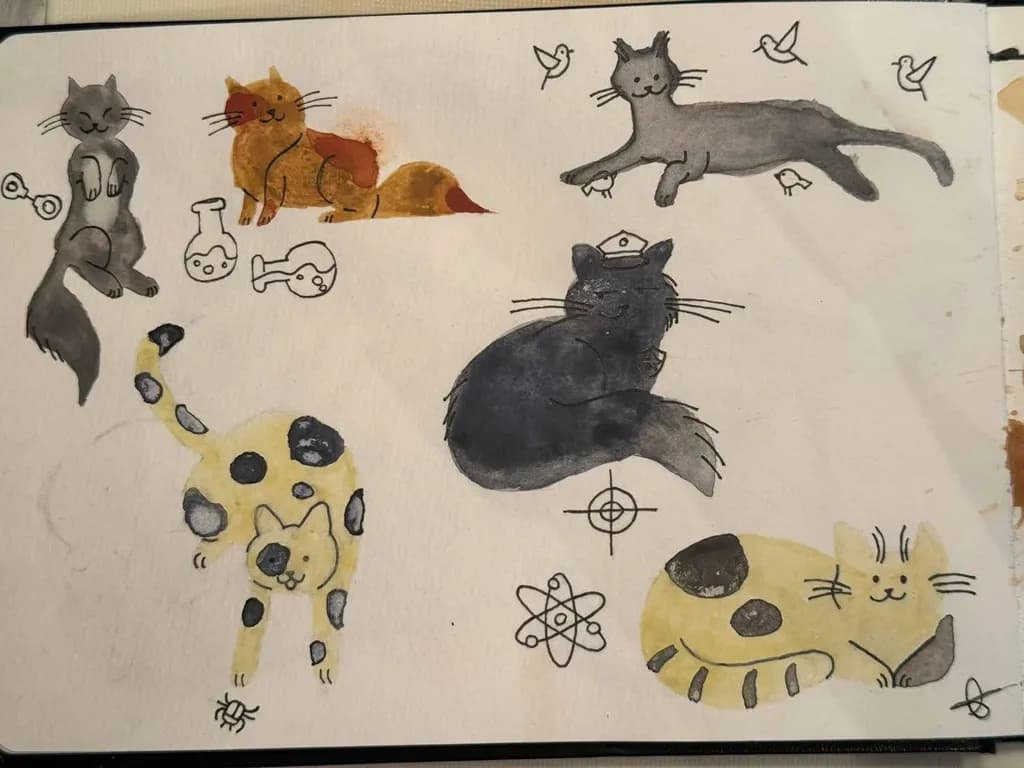 Lab Cats & Birdwatchers