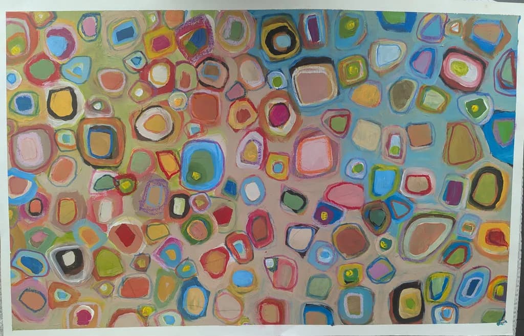 Colorful Geometric Mosaic