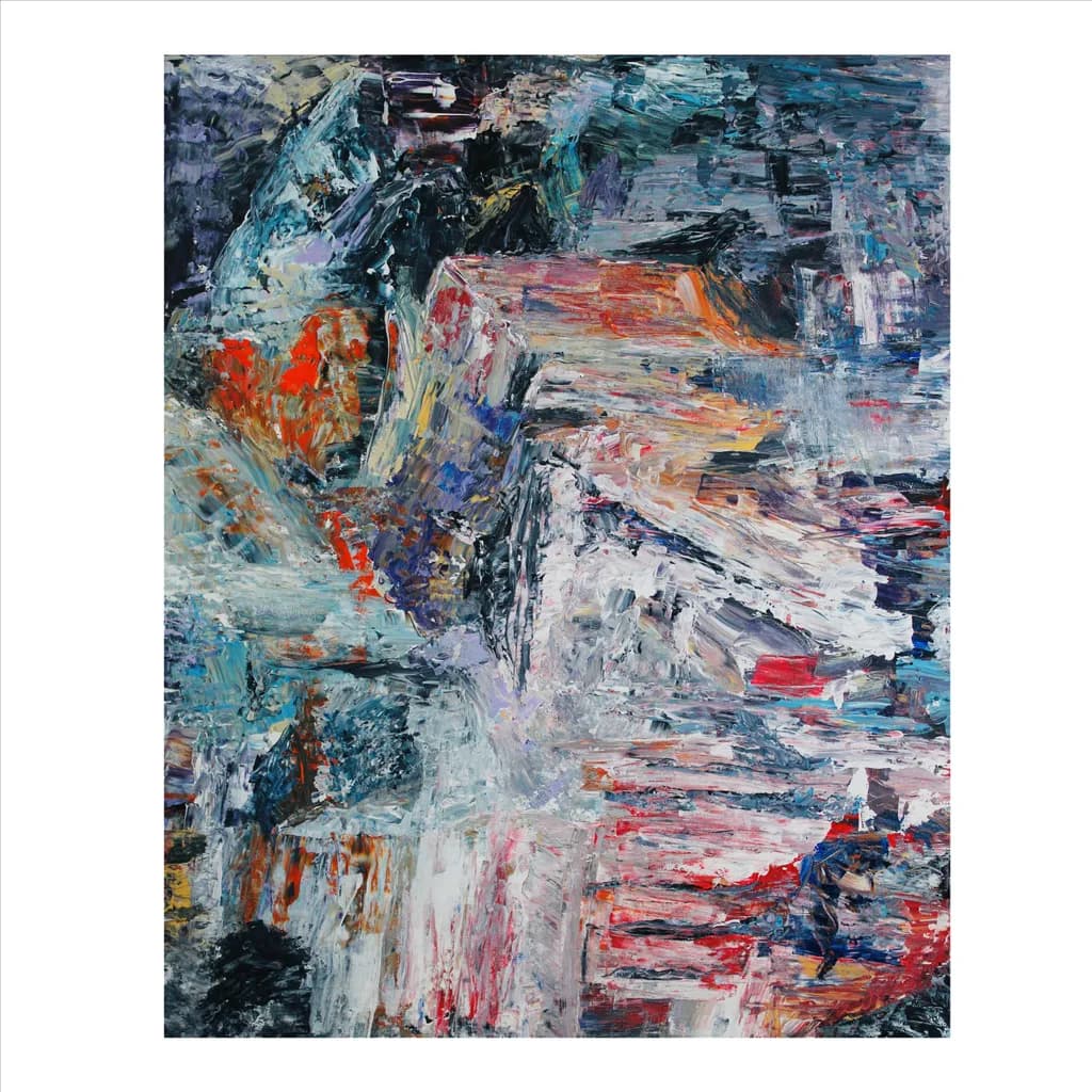 Runswick Rocks Abstract