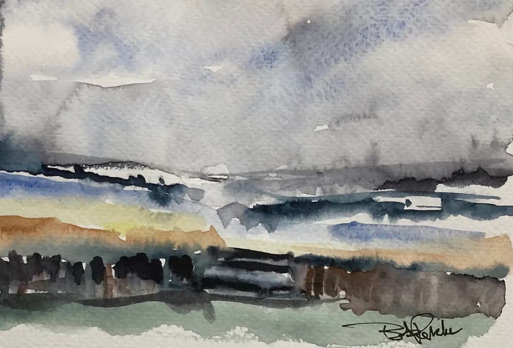 Moody Landscape Horizon