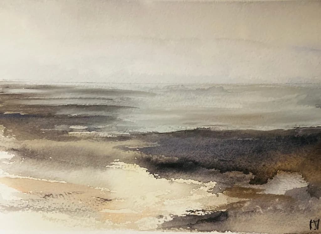 Abstract Coastal Landscape