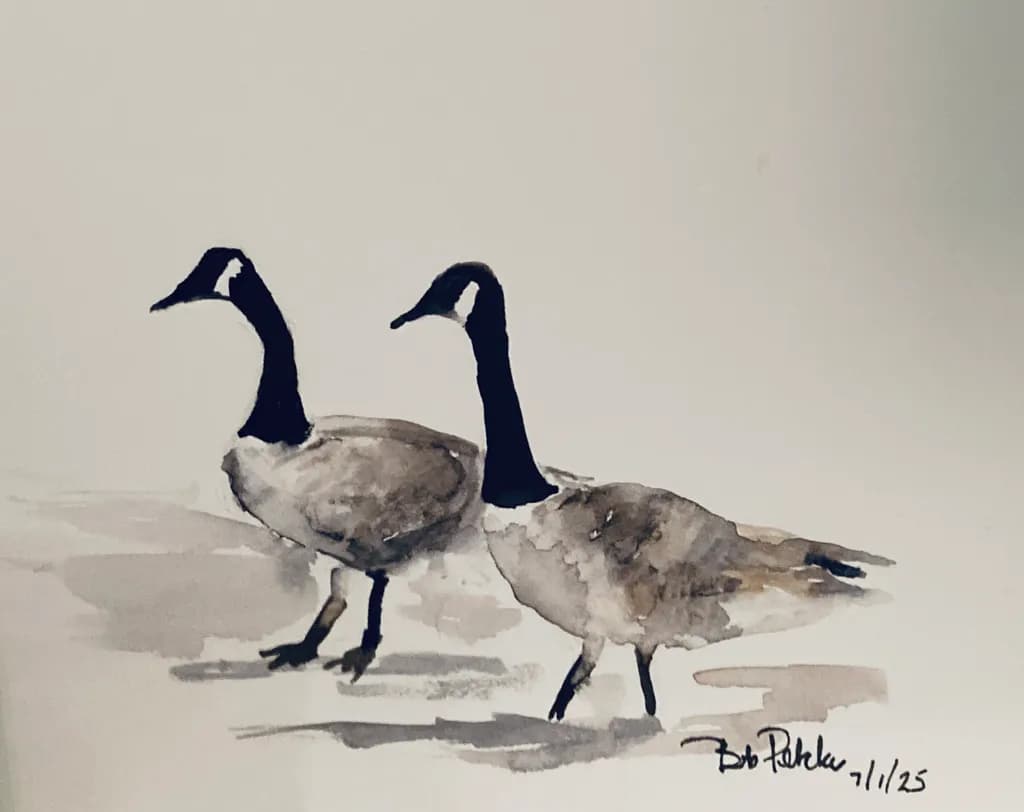 Paired Geese