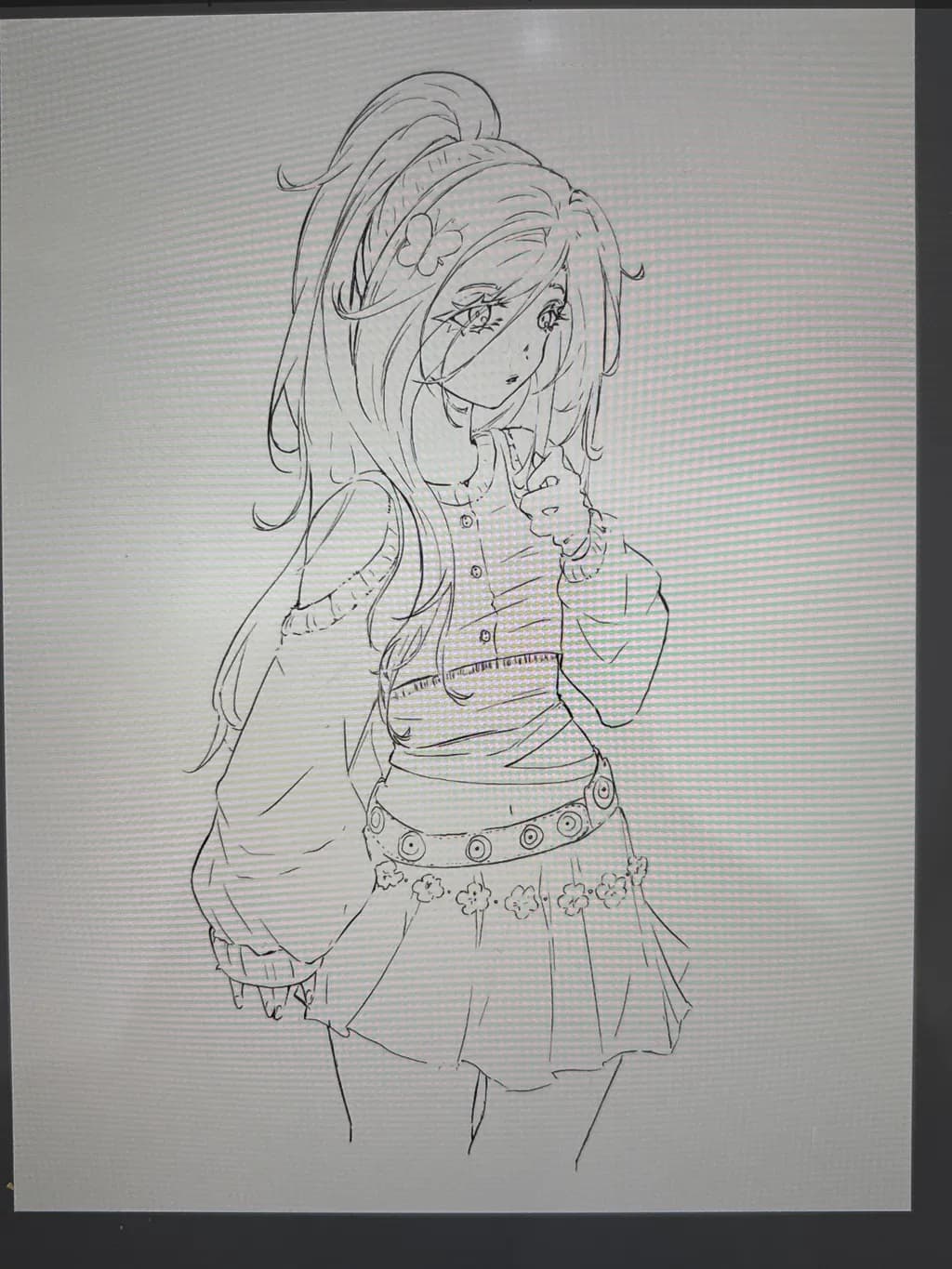 Flower Girl Sketch