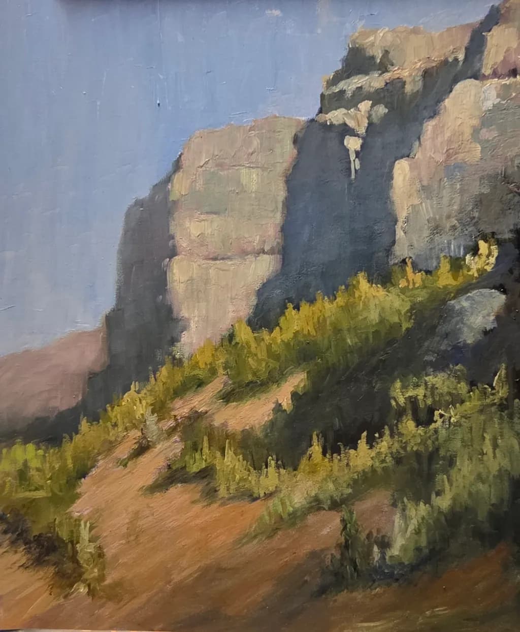 Sunlit Cliffs